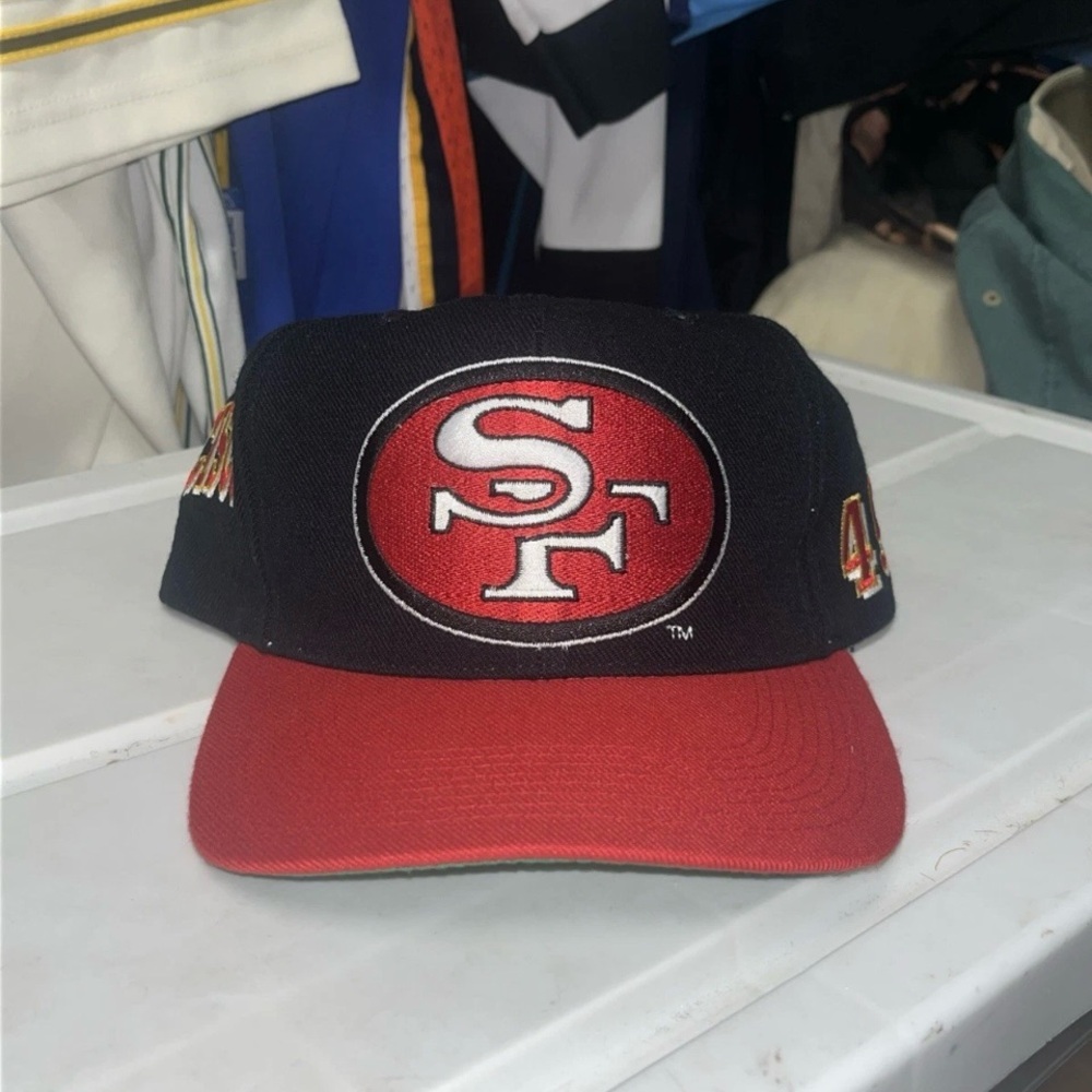San Francisco 49ers Black and Red Cap